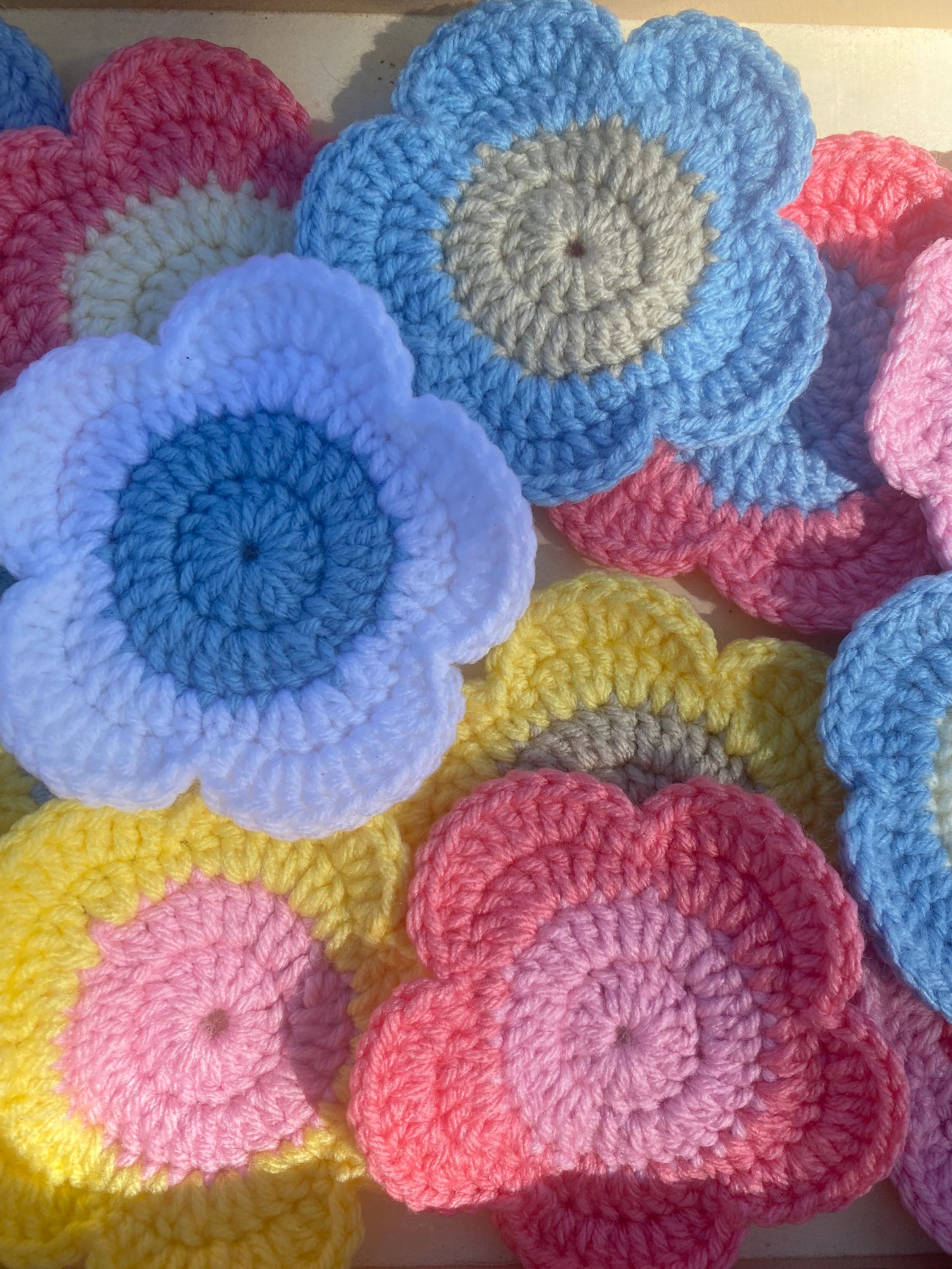Flower Coasters