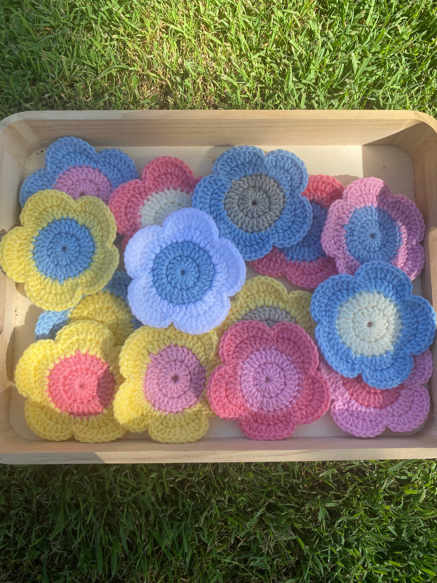 Flower Coasters